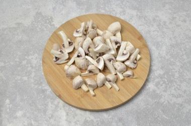 Салат из грибов и огурцов