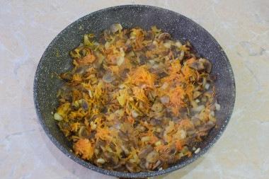 Салат из курицы грибы морковь
