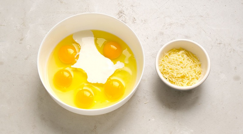 Омлет с кабачками и сыром — пошаговый рецепт с фото на сайте Гастрон