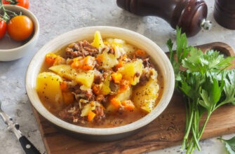 Картошка с тушенкой в мультиварке, пошаговый рецепт с фото на 287 ккал