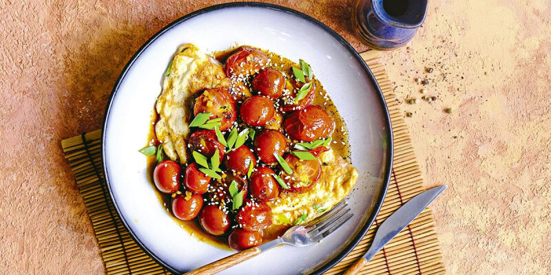 Китайская яичница с помидорами, пошаговый рецепт с фото