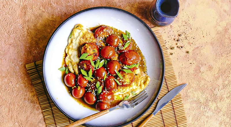 Китайская яичница с помидорами, пошаговый рецепт с фото
