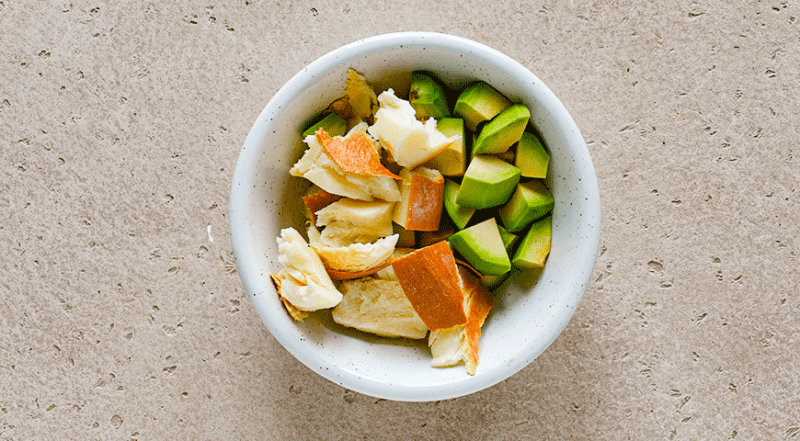 Запеченный батат с сыром и авокадо, пошаговый рецепт с фото