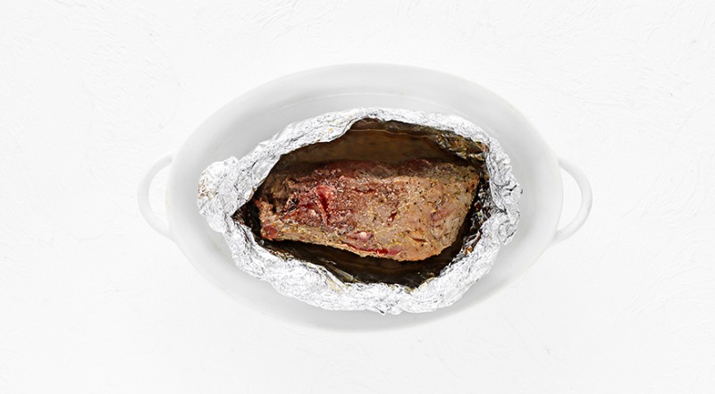 Запеченная говядина с горчицей, пошаговый рецепт с фото на 352 ккал