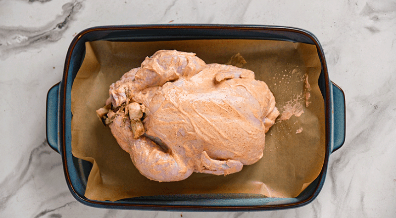 Курица фаршированная грибами, пошаговый рецепт с фото
