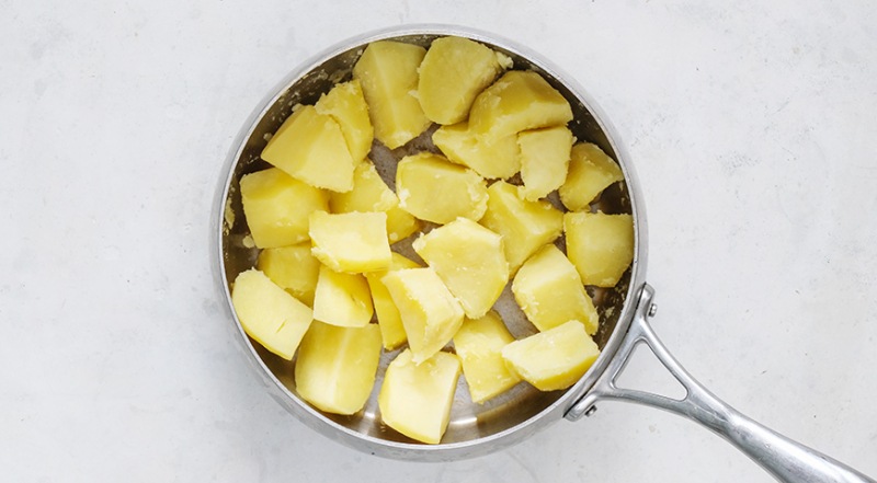 вареники жареные с картофелем, пошаговый рецепт с фото, 353 ккал