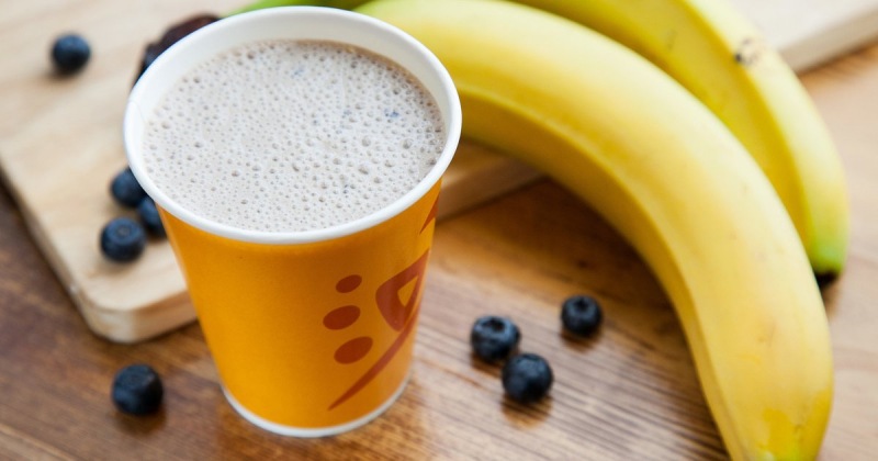 Смузи «Банановая овсянка с черникой» — пошаговый рецепт с фото, ингредиентами и рецептом
