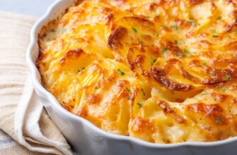 Ужин по-домашнему: запеченный картофель с сыром и луком — идеальное блюдо, которое нравится всем