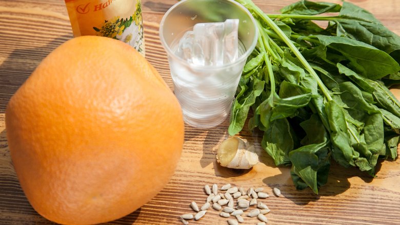 Зеленый смузи с грейпфрутом — пошаговый рецепт с фото, ингредиентами и как приготовить