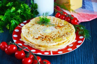 Хачапури на кефире на сковороде с сыром
