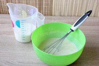 Блины на молоке и кефире с дырочками из ткани