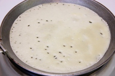Блины заварные на молоке и кипятке тонкие