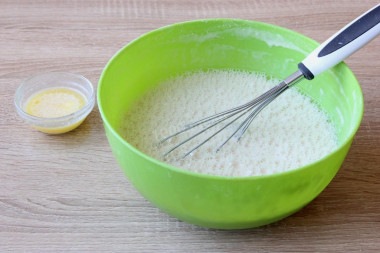 Блины заварные на молоке и кипятке тонкие