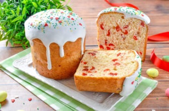 Дрожжевой пасхальный кулич