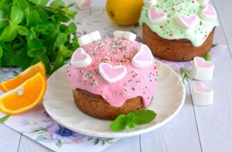 Кулич пасхальный с желатином