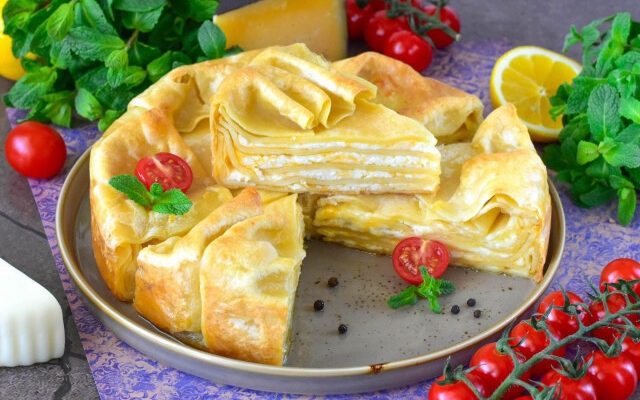 Сабурани домашний с сыром