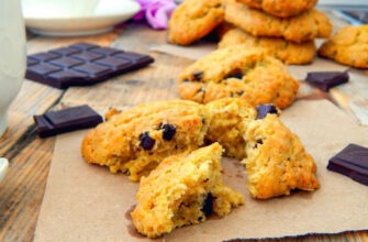 Американское печенье кукис с шоколадом