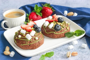 Печенье с фисташковой крошкой в ​​Дубае
