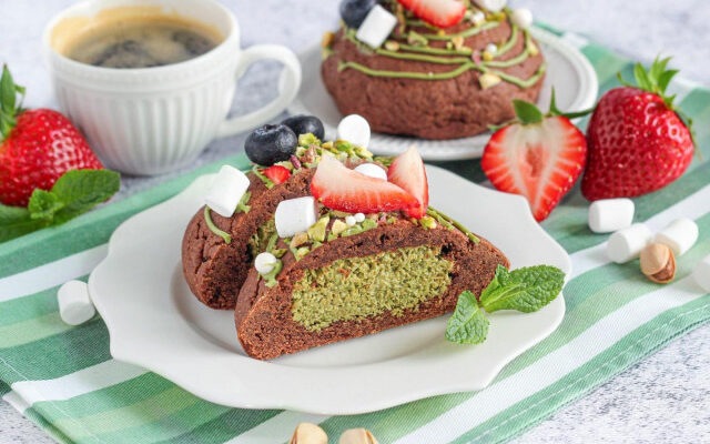Дубайское печенье крамбл кукис с фисташковой пастой